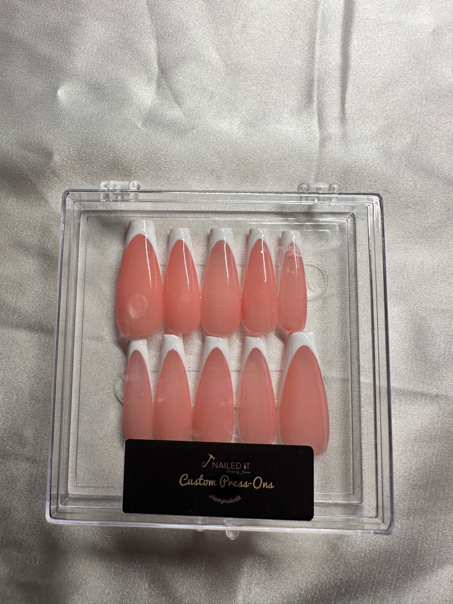 French Tip (Long Coffin)